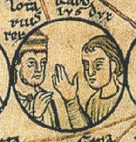 Charles 1er le Gros et son frere Lothaire.jpg